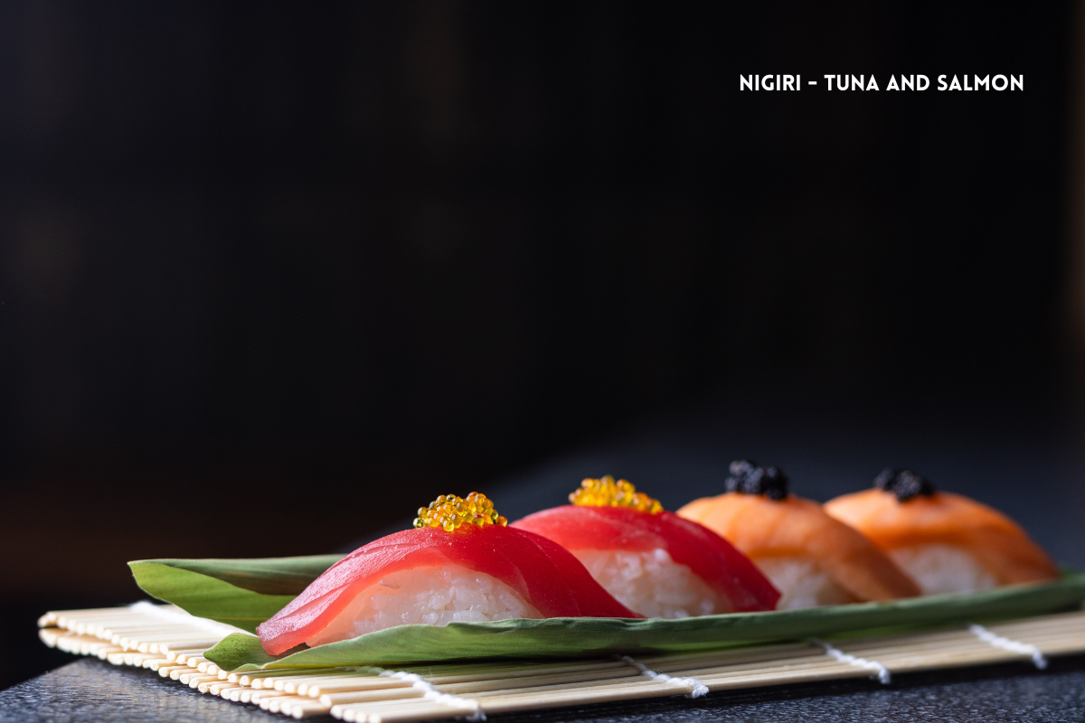 Nigiri - Tuna and Salmon
